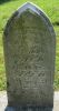 Martha A. (Spence) Walker, cemetery stone, Wayne Cemetery, Macoupin County, Illinois